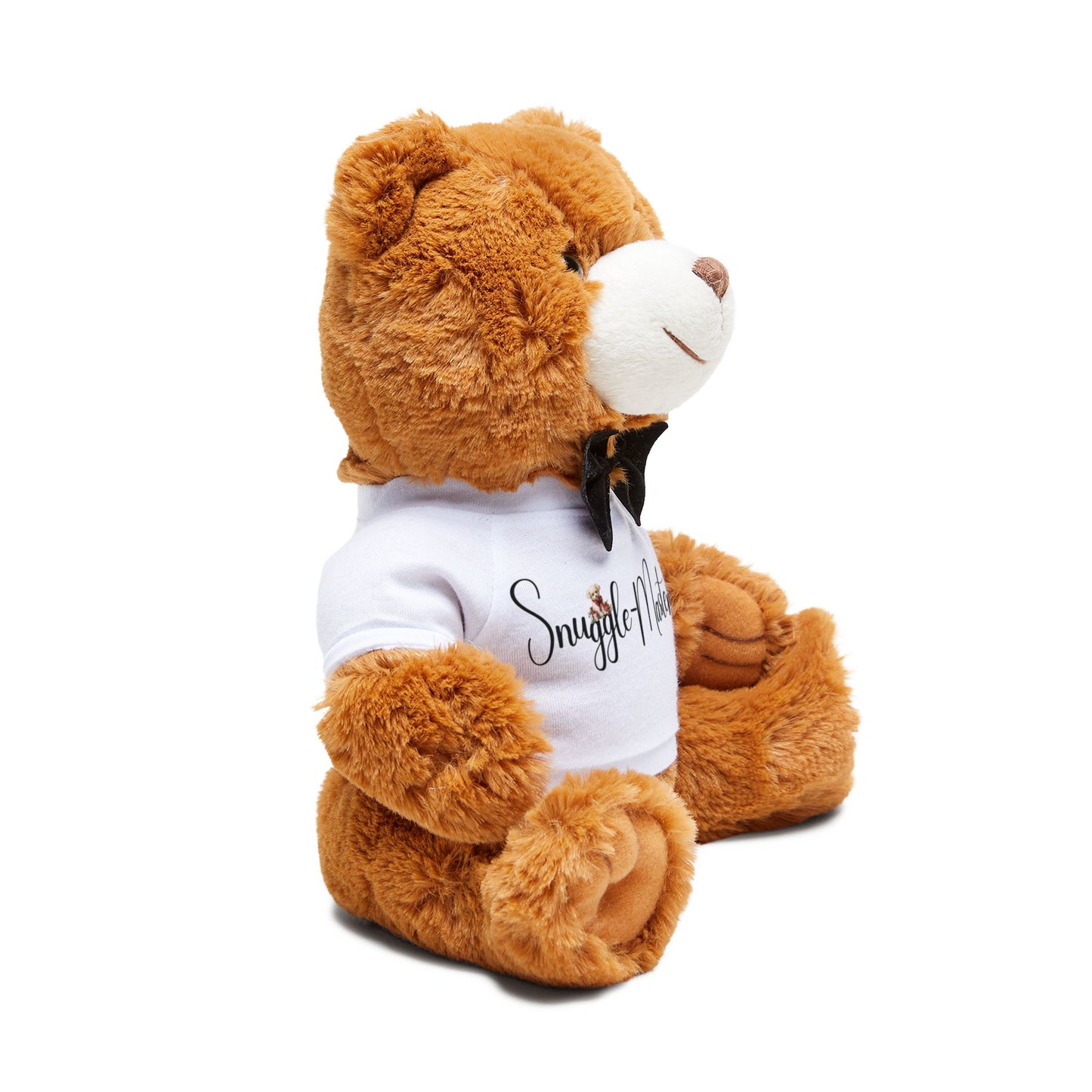 Snuggle Master Plush Teddy Bear with T-Shirt - Perfect Gift for Kids & Special Occasions