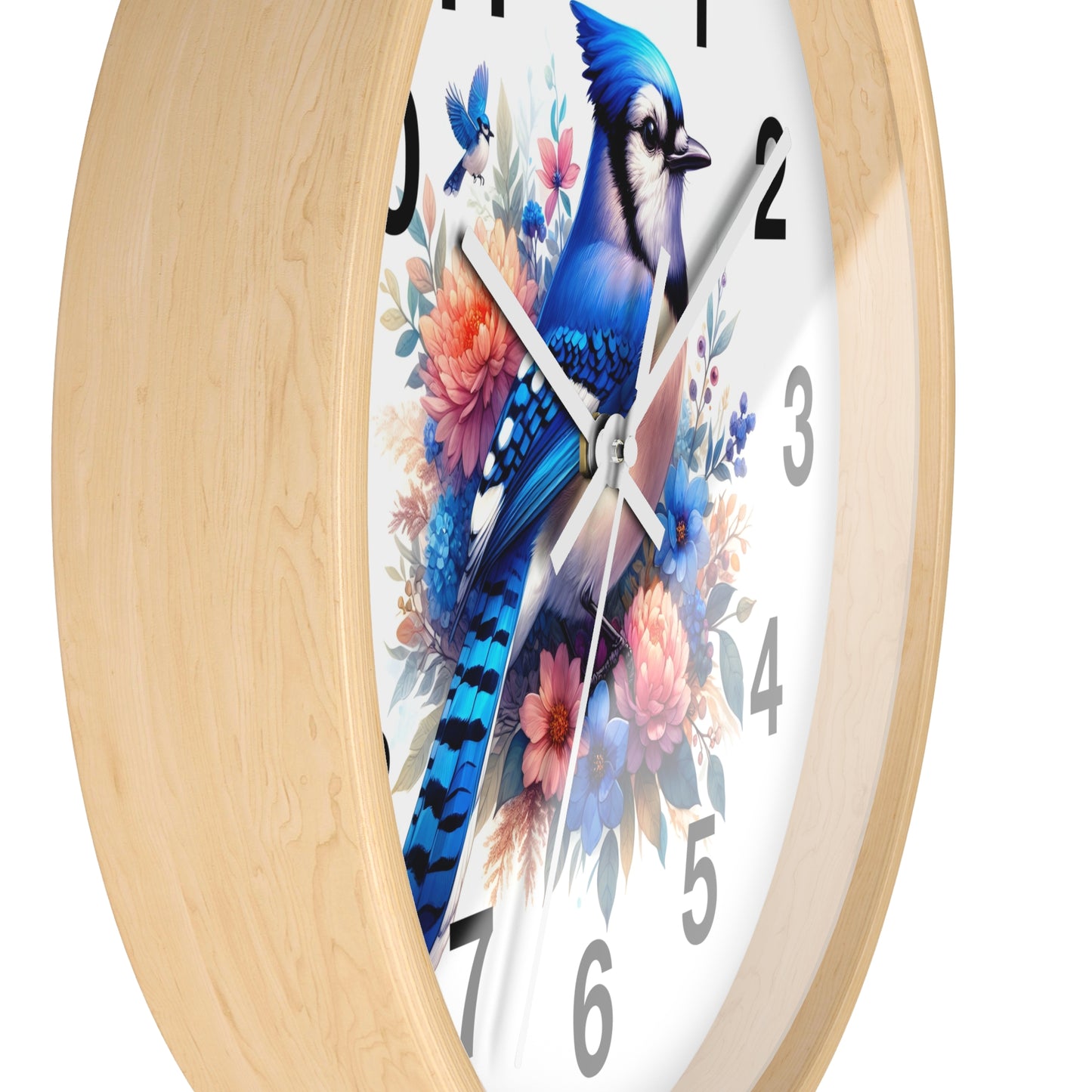 Bird Blue Jay Wall Clock