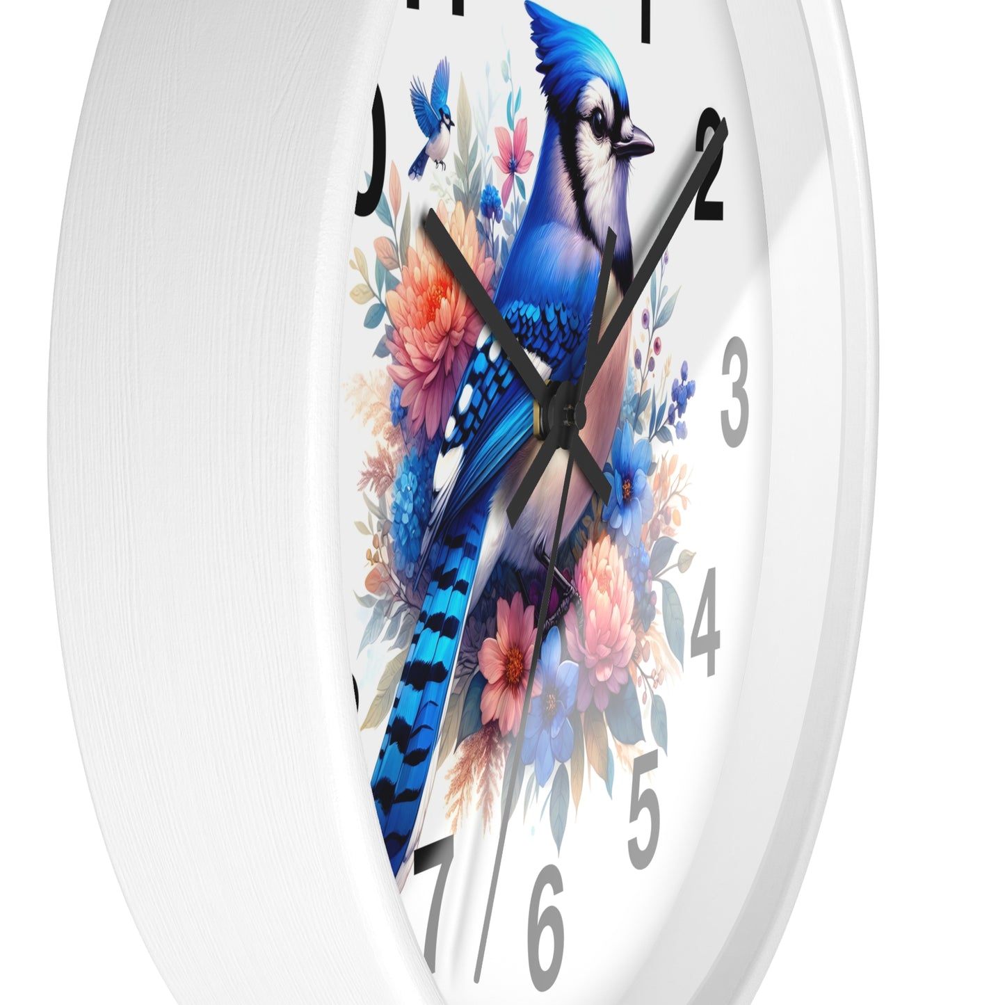 Bird Blue Jay Wall Clock