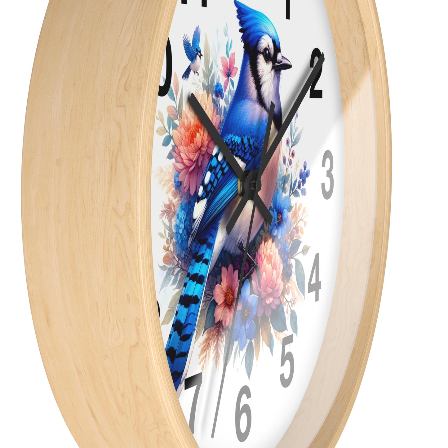 Bird Blue Jay Wall Clock