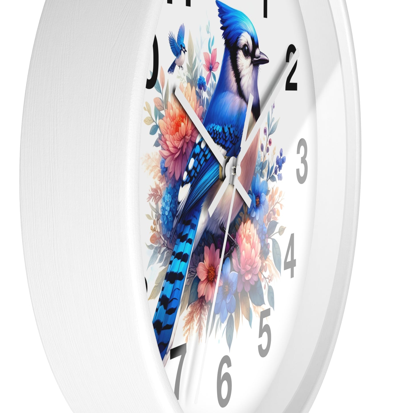 Bird Blue Jay Wall Clock